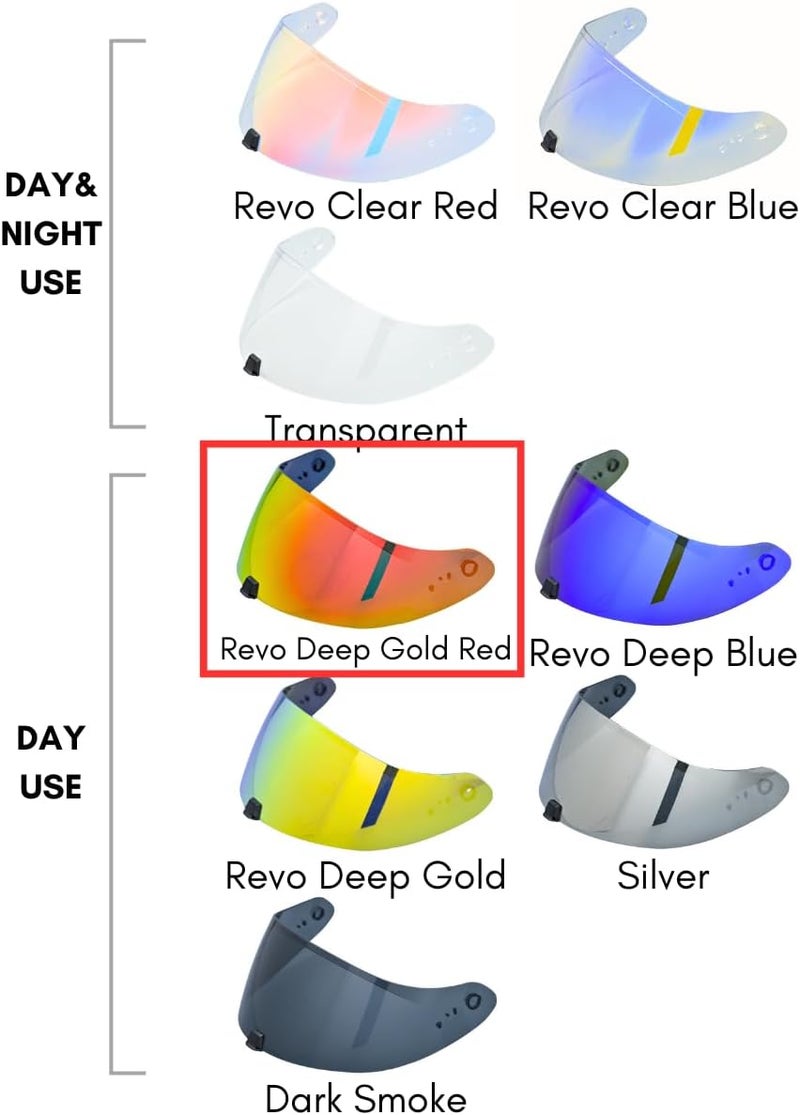 Logto Replacement Motorcycle Helmet Visor Shield for R420 Visor Wearproof Windproof Sun Protection Helmet Accessories - Image 5